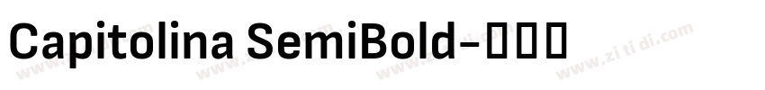 Capitolina SemiBold字体转换 Capitolina SemiBold字体转换